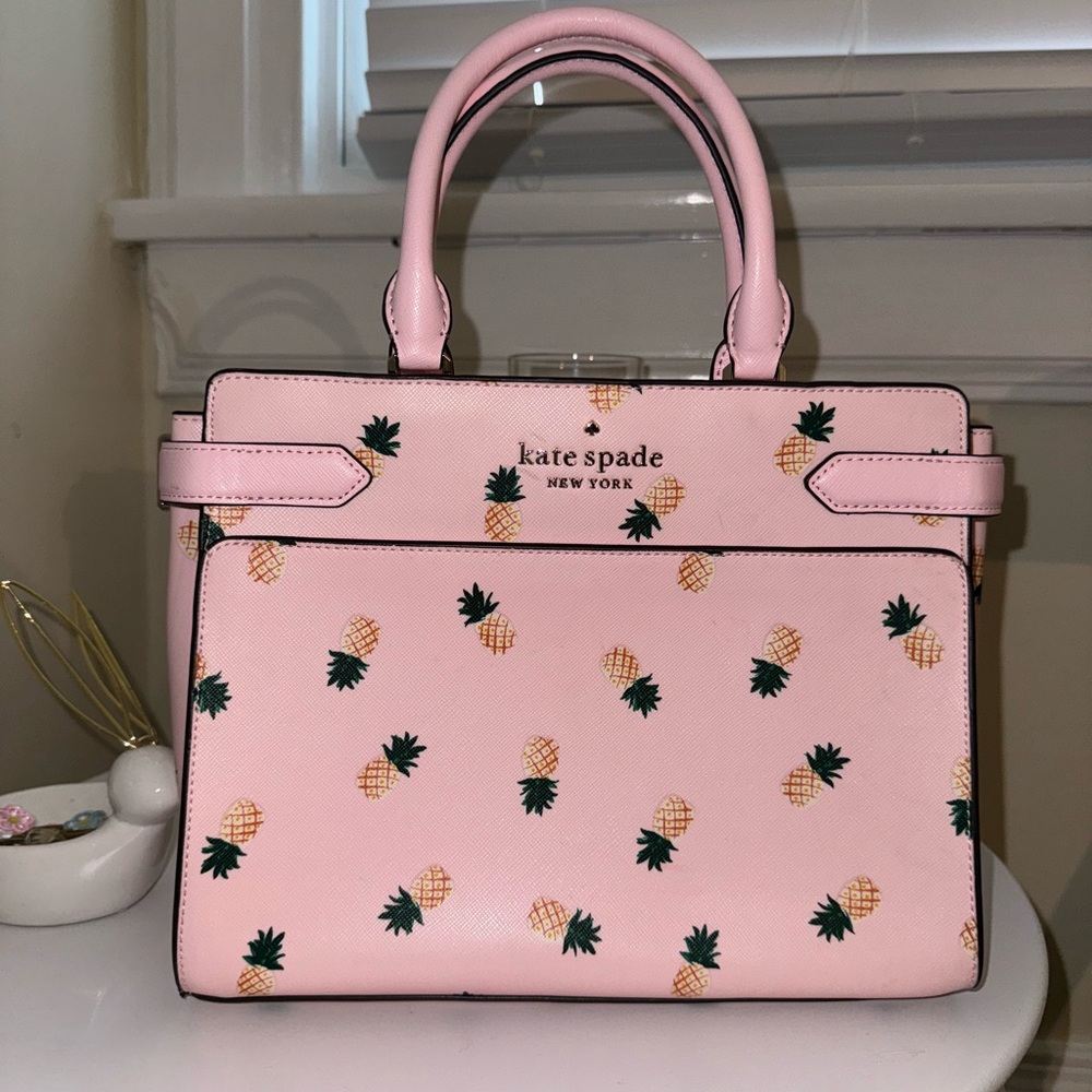 Kate Spade Pink Pineapple Print Women's Bag